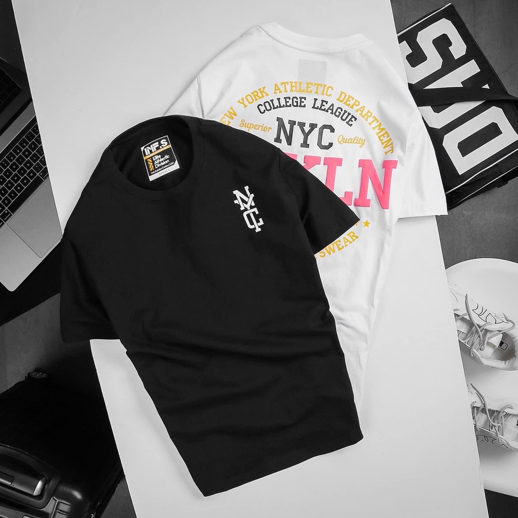 Áo Thun Cotton Nam Logo NYC INF.S