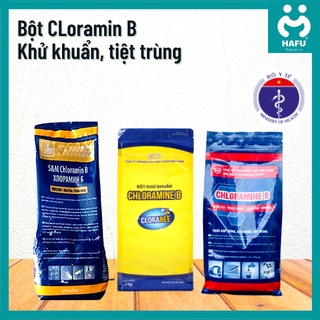 Bột khử khuẩn Cloramin B Clorabee, DGC Đức Giang, S&M Schulke Tiệp Khắc khử khuẩn đồ dùng, nước
