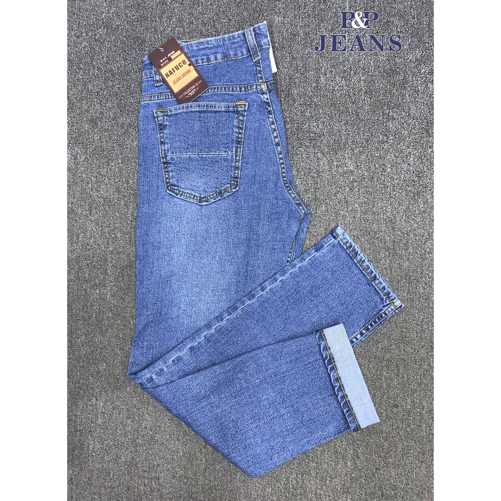 [B&PJeans NAFUCO 01] Quần Jeans Cotton Co Dãn Thời Trang_ Hàng Cao Cấp_Form Chuẩn_Vải Đẹp_Trẻ Trung, Nam Tính