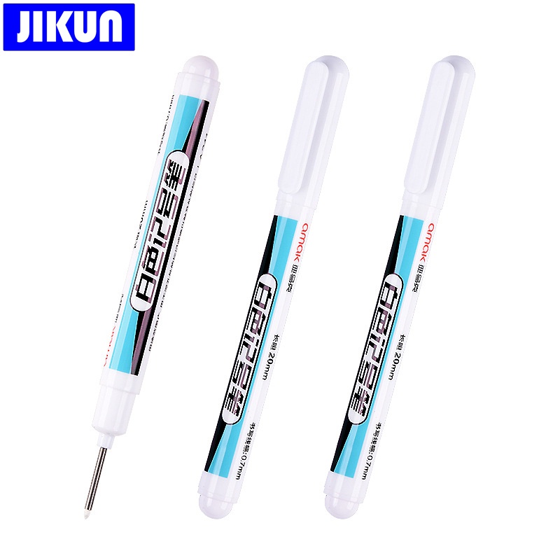 Set 4 Bút Lông Đánh Dấu Lỗ Sâu Đa Năng Màu Đỏ / Đen / Xanh Dương / Trắng Dành Cho Phòng Tắm