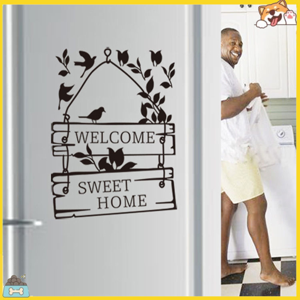 Miếng dán trang trí tường in chữ cái tiếng Anh