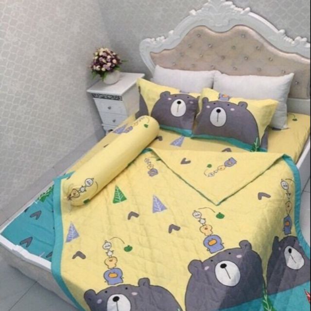 Set chăn hè ga gối