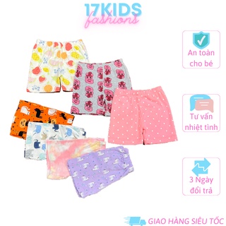 [COMBO 5-10 Chiếc] Quần Chục Đùi Cotton Chất Đẹp Cho Bé Trai Bé Gái Từ 7-17kg KIDS21006
