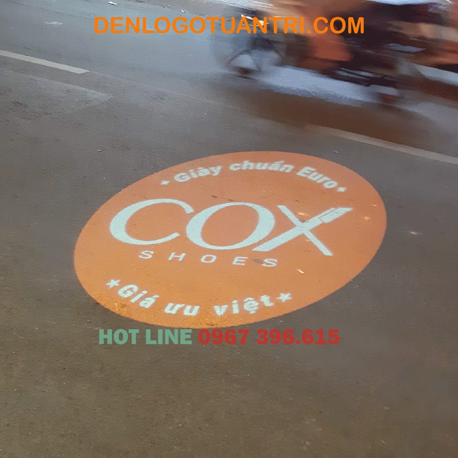 Đèn chiếu logo, hình ảnh, thương hiệu, ngoài trời chống nước IP67 chế độ xoay, có điều khiển từ xa