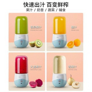 Máy xay,ép hoa quả mini - máy nhỏ gọn tiện lợi,an toàn,dễ sử dụng,loại 4 lưỡi