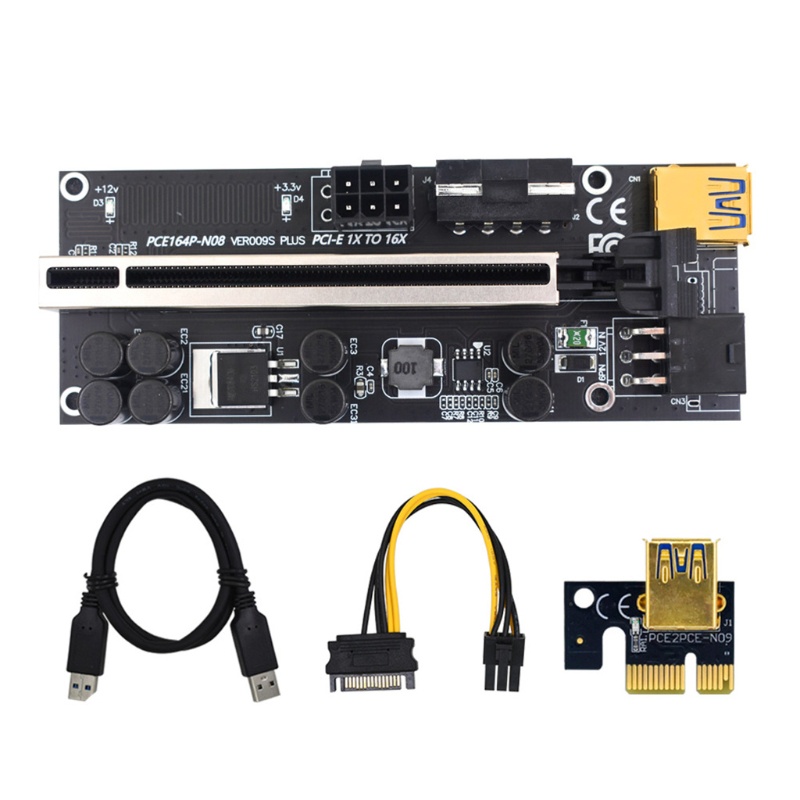 Bộ chuyển đổi mở rộng PCI-E 3 giao diện 8 giao diện 2 đèn LED PCI-E 1x sang16x | BigBuy360 - bigbuy360.vn