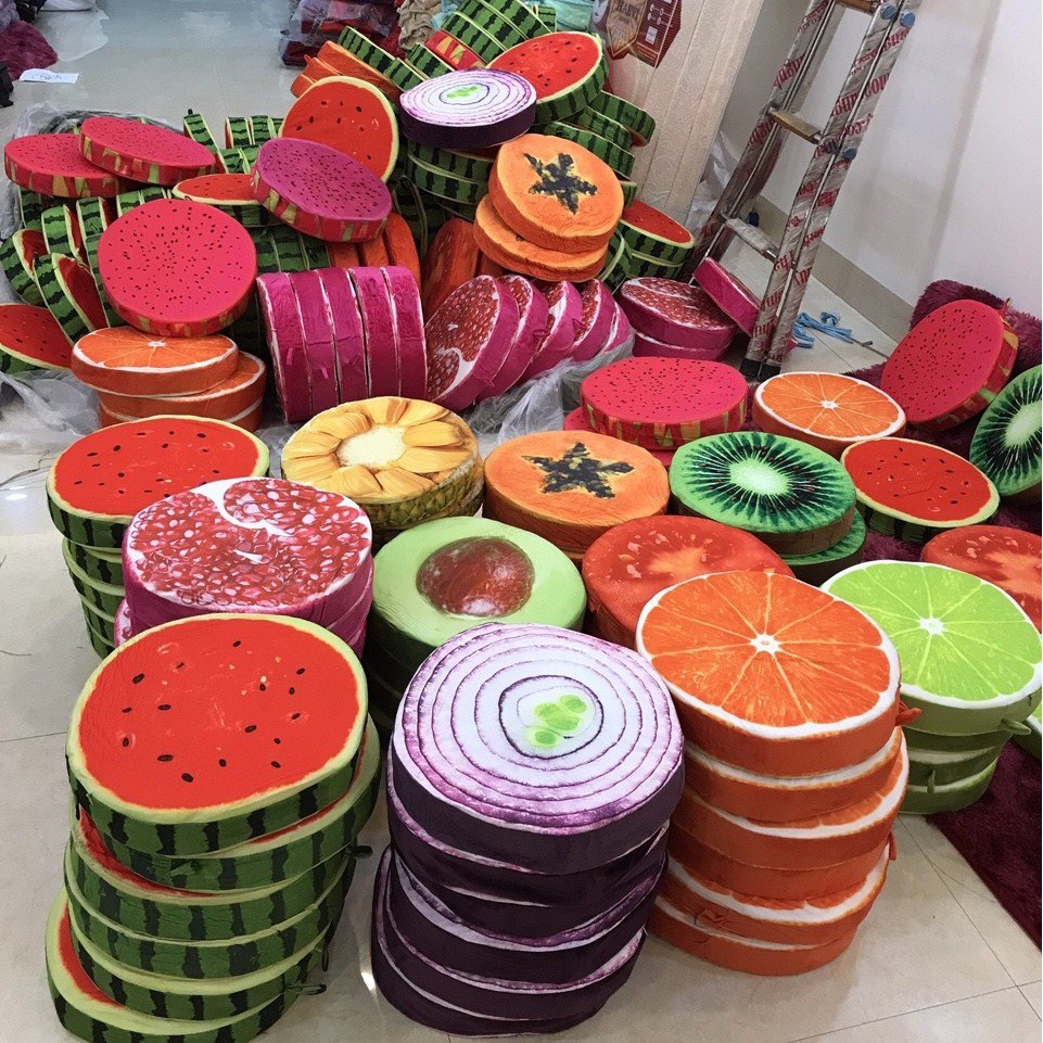 Đệm ngồi Trái cây, đệm ngồi hoa quả loại đẹp