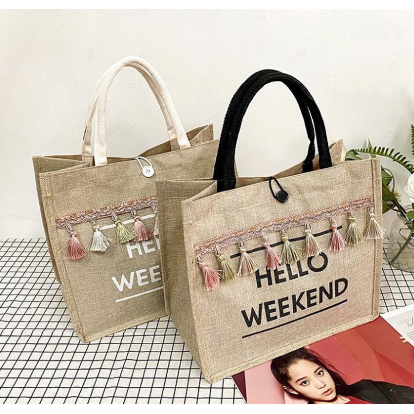 TÚI CÓI SIZE TO TUA RUA ĐI BIỂN HELLO WEEKEND BH 489