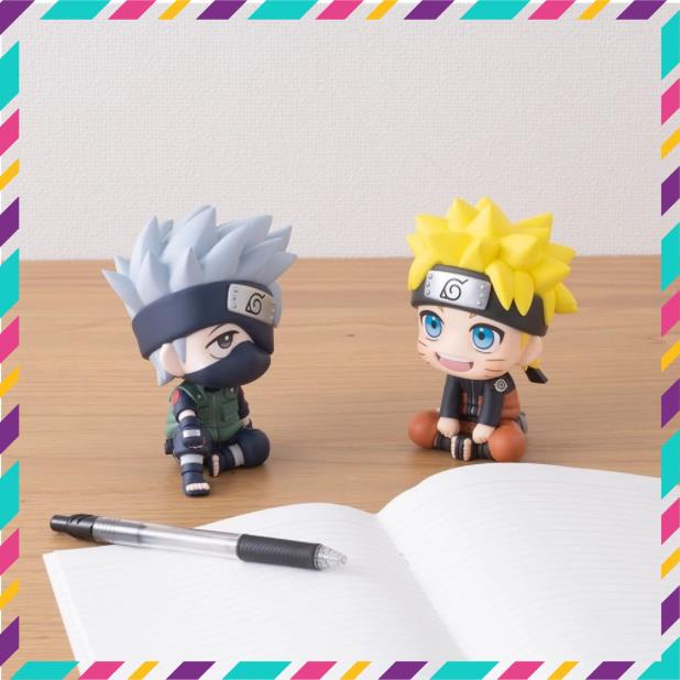 Mô Hình 2 Nhân Vật  Naruto, Kakashi ChiBi Siêu Đẹp, Cao 6,5 cm - Tượng figure
