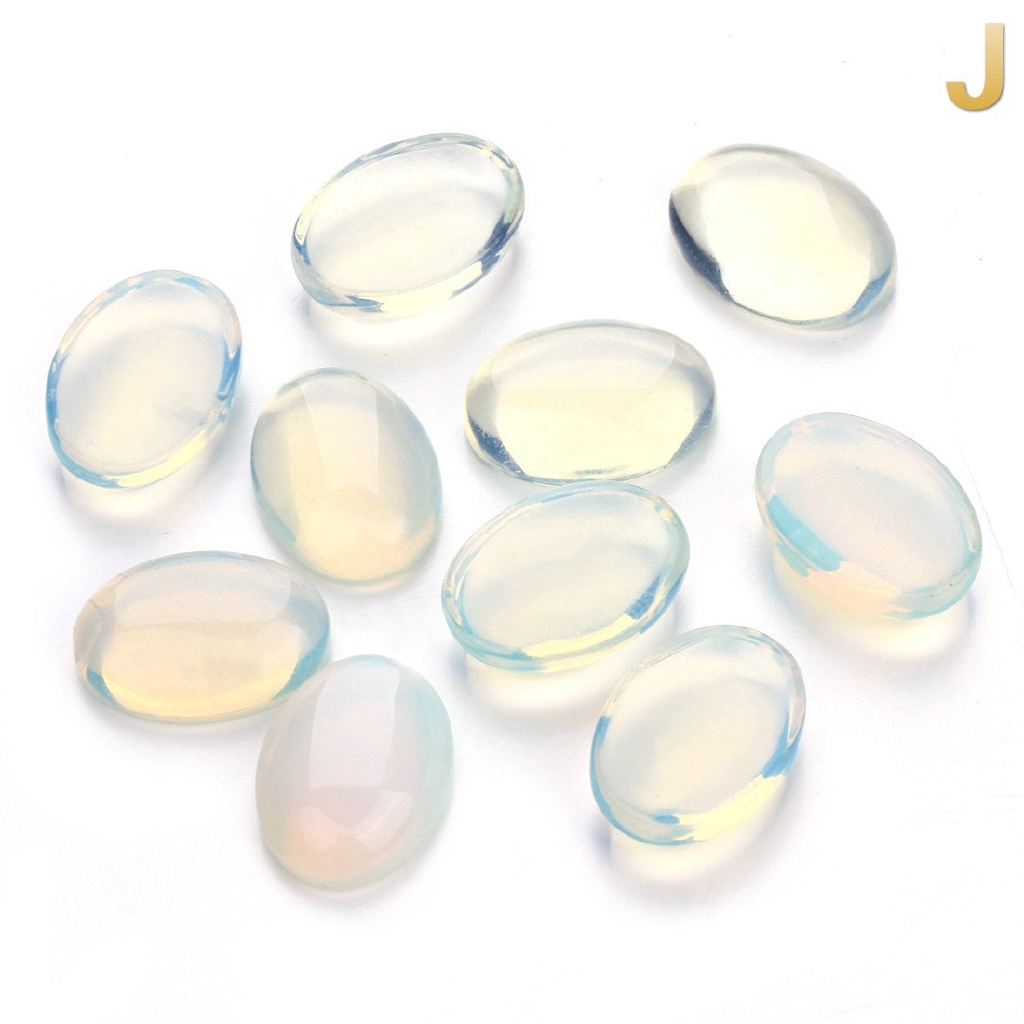 Set 10 Viên Đá Oval 13x18mm Dùng Để Làm Đồ Trang Sức Thủ Công