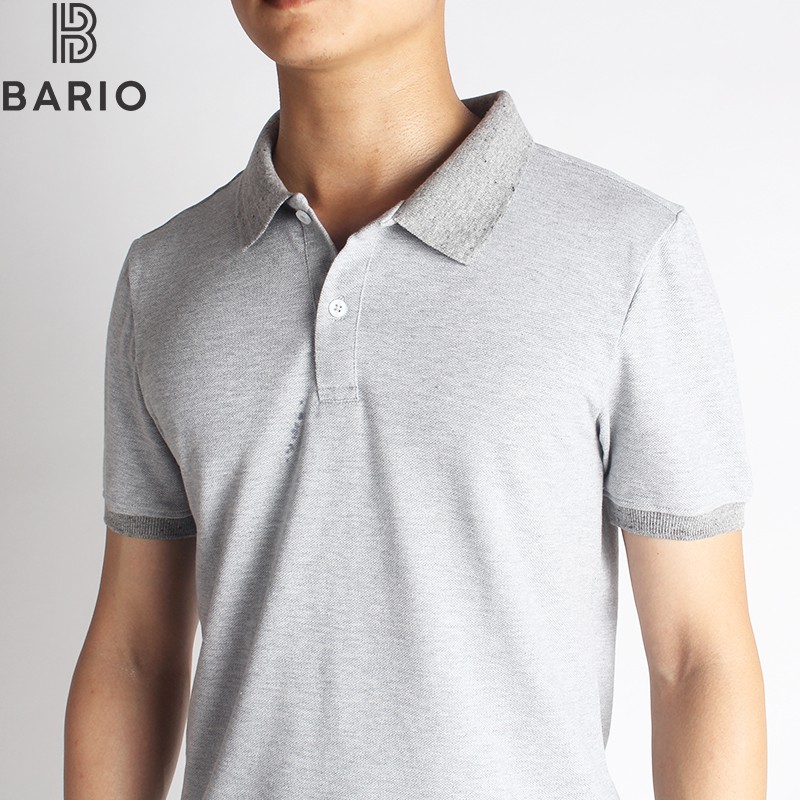 [XẢ KHO 3 NGÀY] Áo Thun Nam Áo Phông Nam Cổ Bẻ Cộc Tay Phối Màu Mềm Mịn Mát + Tặng Đôi Tất Lười Nam 10k | BigBuy360 - bigbuy360.vn