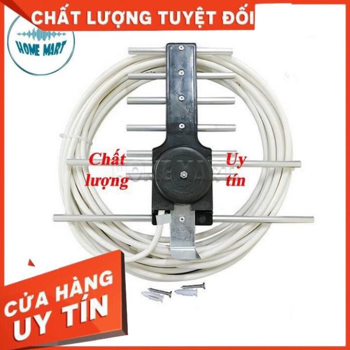 Dàn Anten thông minh cho tivi và thu sóng đầu KTS DVB - T2 ( 15m dây và 1 đầu cắm)