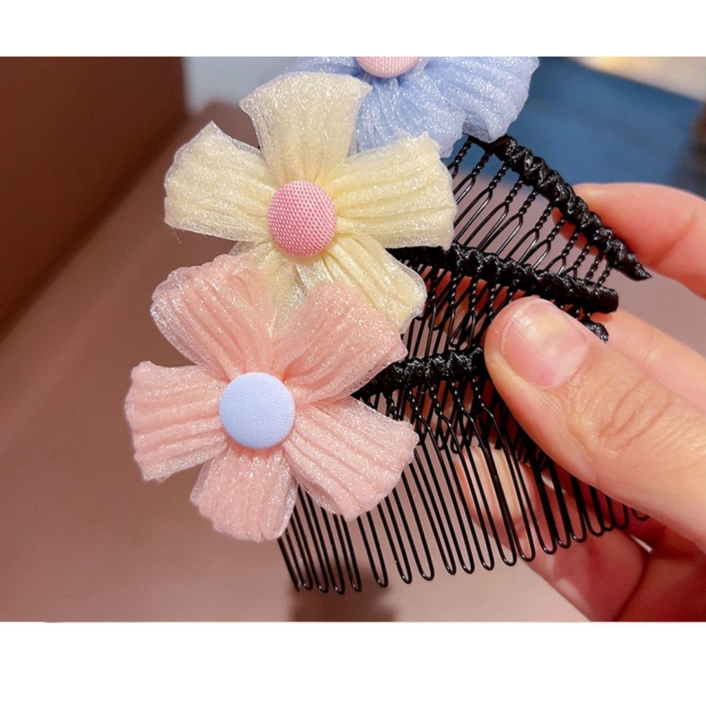 Kẹp Tóc Mái Hoa Gãy Cho Bé Gái