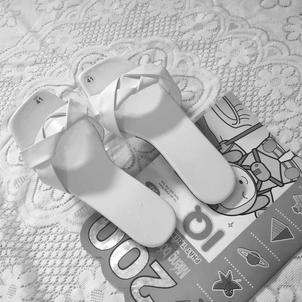 dép nữ quai ngang size lớn 40 41 42 43 dép nữ big size ngoại cỡ size to