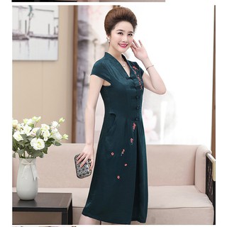 VÁY LỤA CHO MẸ BMT 59 ( HÀNG CÓ SẴN )