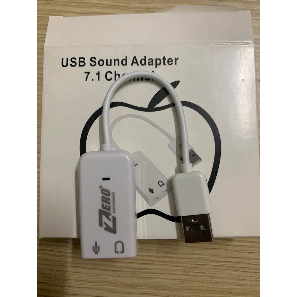 Cáp Chuyển Đổi, Usb Sound 7.1 Có Dây. Biến cổng usb thành cổng âm thanh  tăng âm lượng, tín hiệu ổn định