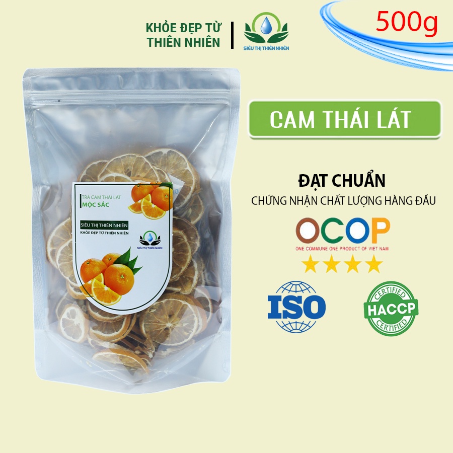 Cam thái lát sấy khô Mộc Sắc gói 500g