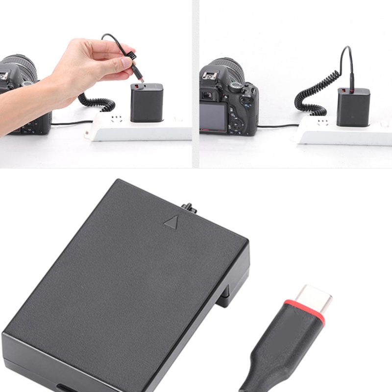 Bộ ĐiềU HợP Pin Loại C Sang LP E8 DR-E8 Cho Rebel T3i T2i T5i T4i