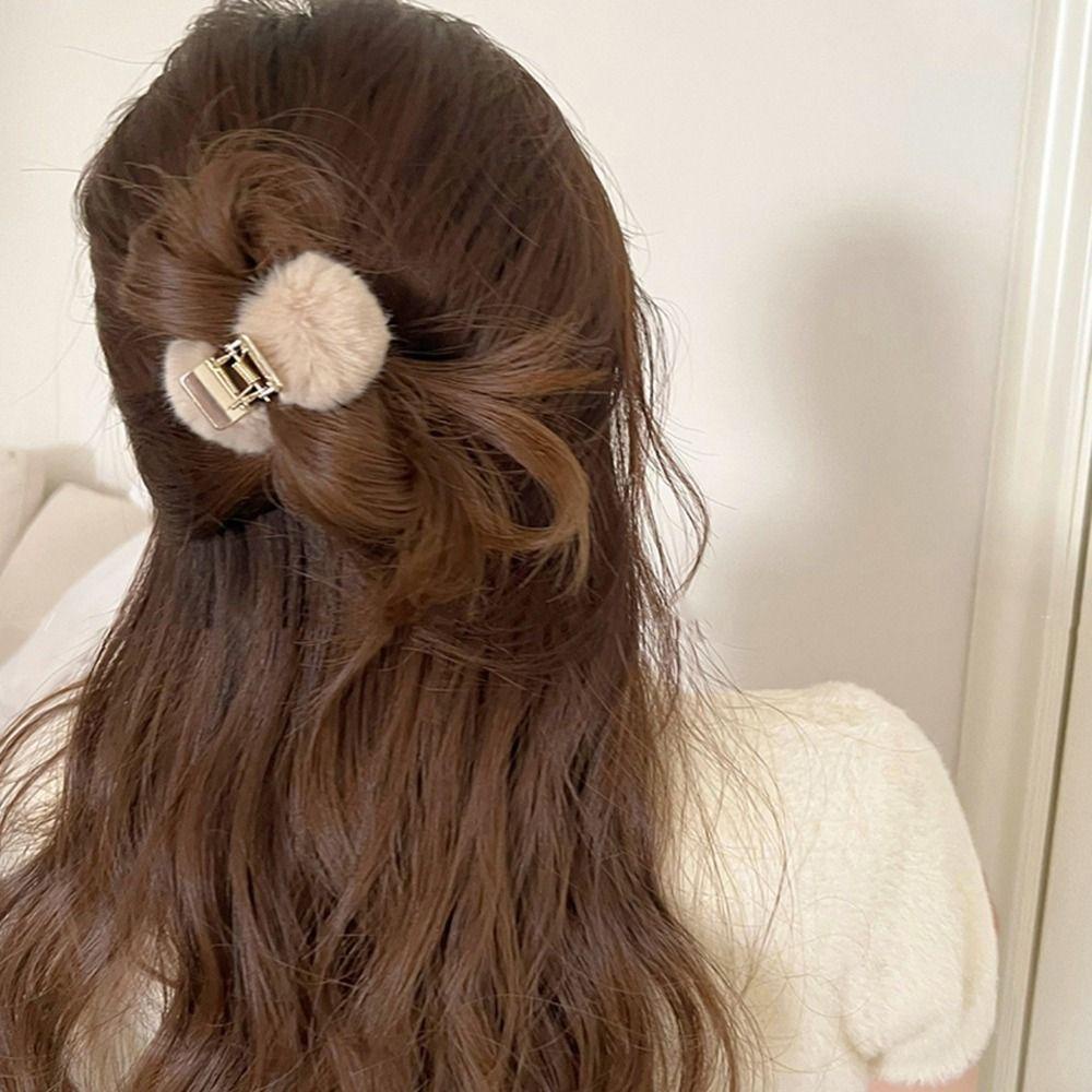 Kẹp Tóc Đuôi Ngựa Bằng Bông Thời Trang Thu Đông Cho Nữ Giá Đỡ