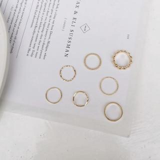 Set 7 Nhẫn Nữ Thời Trang Hàn Quốc