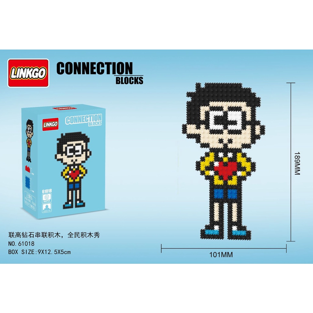 Bộ Đồ Chơi Lắp Ráp Lego Nhân Vật Hoạt Hình Doraemon Dành Cho Trẻ