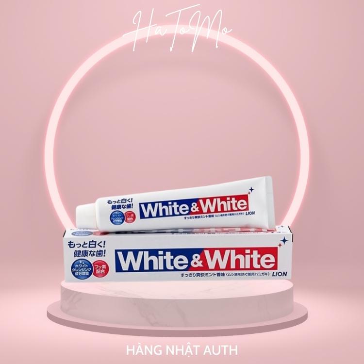 Kem Đánh Răng White&amp;White Nội Địa Nhật | KDR Trắng Răng White Nhật Bản - Tuýp 150g