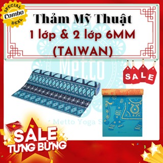 Thảm yoga mỹ thuật cao cấp RELAX chất liệu PU