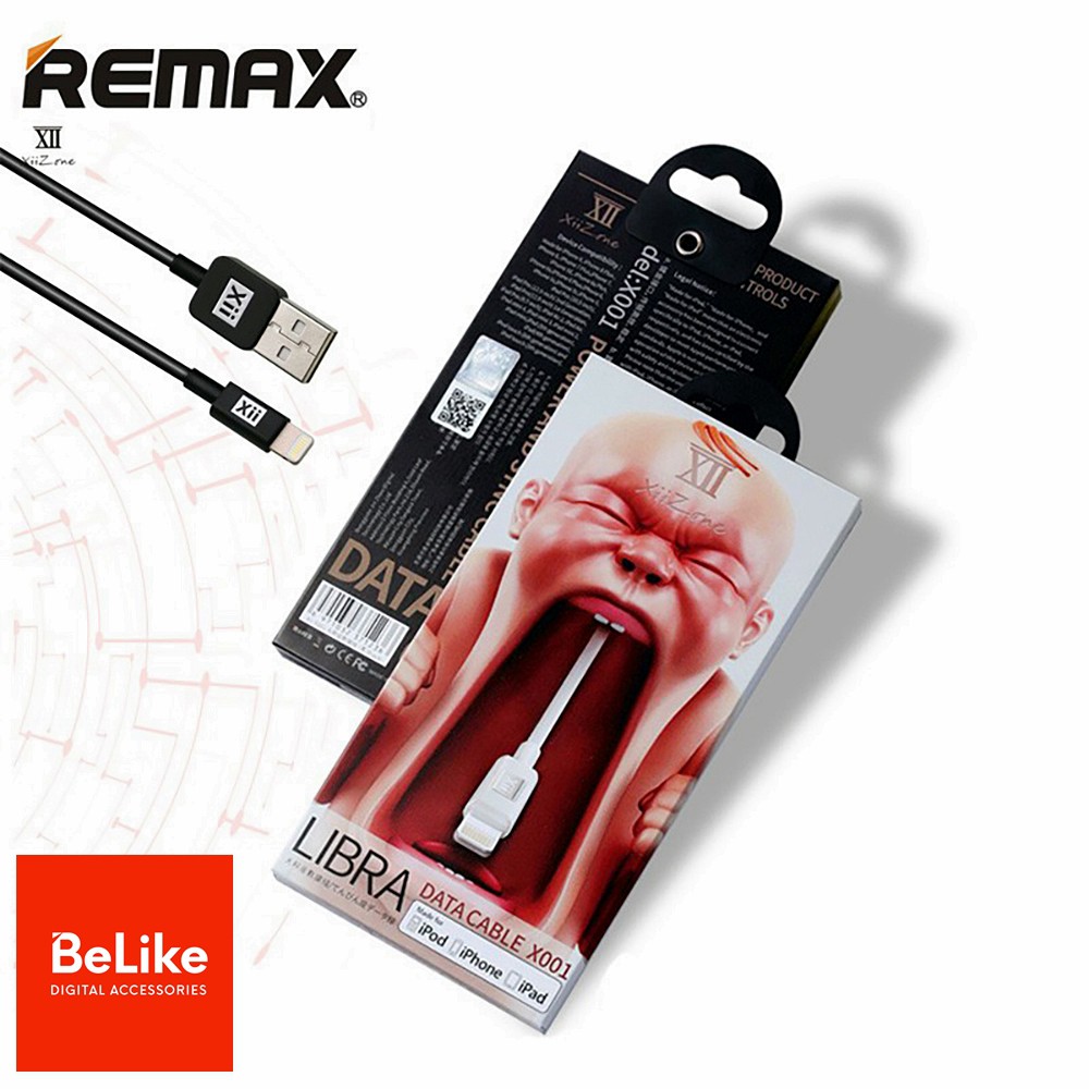 Cáp Lightning cao cấp chuẩn MFi của Apple Remax Xii-X001 - BH 12 tháng