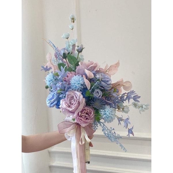 Bó hoa cưới phong cách tây sang trọng