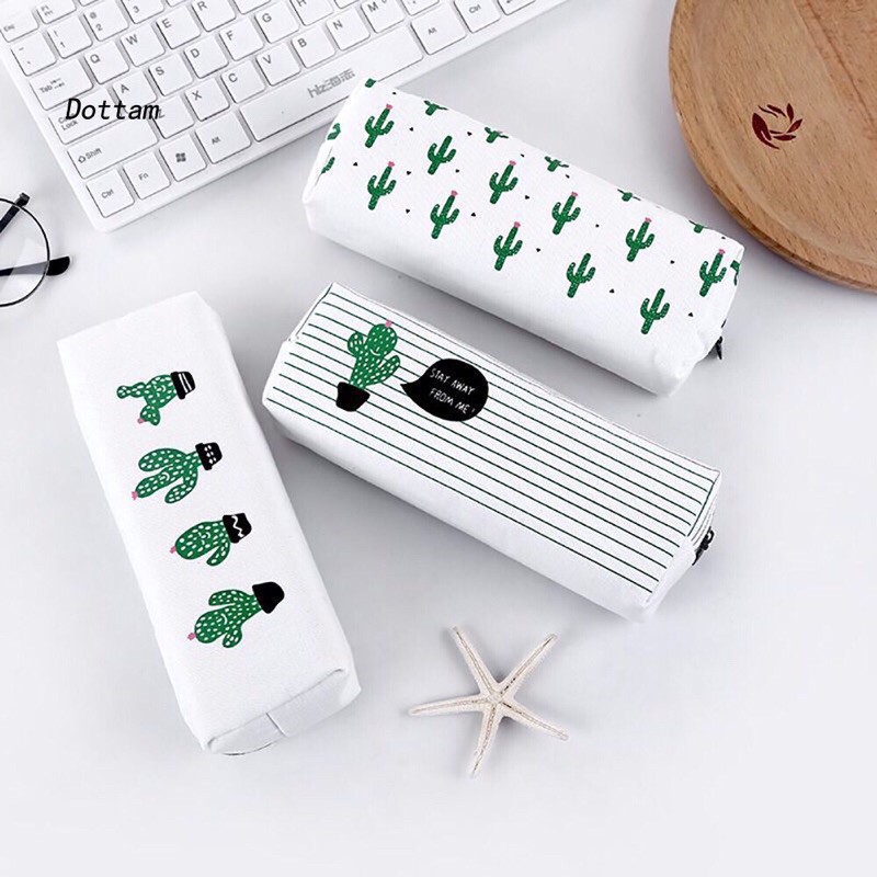 Túi vải hoạt tiết xương rồng siêu xinh