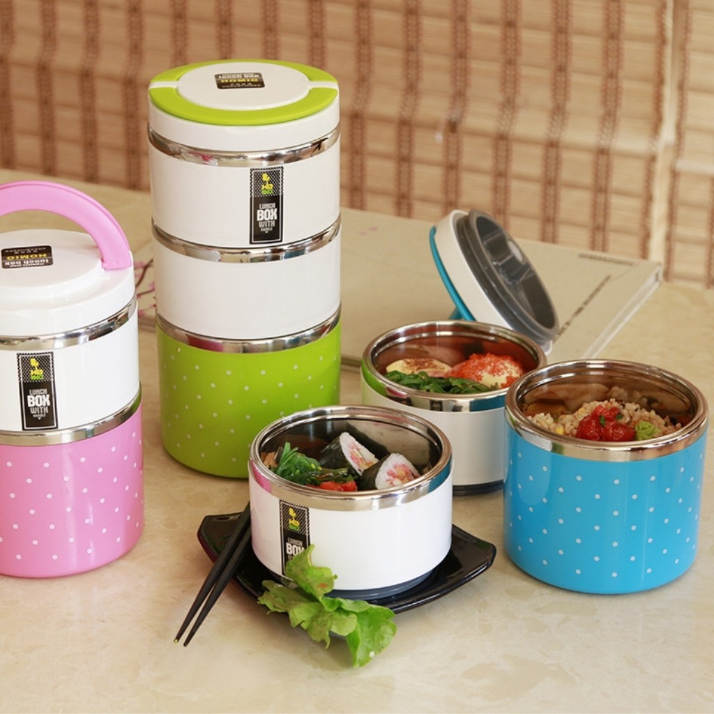 Hộp Cơm 3 Tầng Cao Cấp