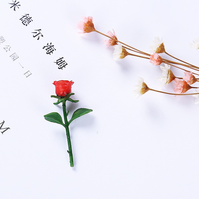 Mô hình Hoa hồng 4D - Trang trí Resin