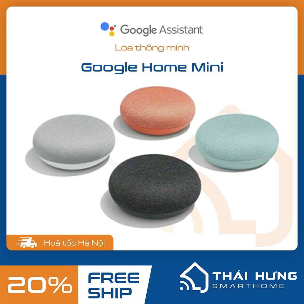 Loa thông minh Google Nest mini gen 2 /Google Home mini tích hợp trợ lý ảo Google Assistant