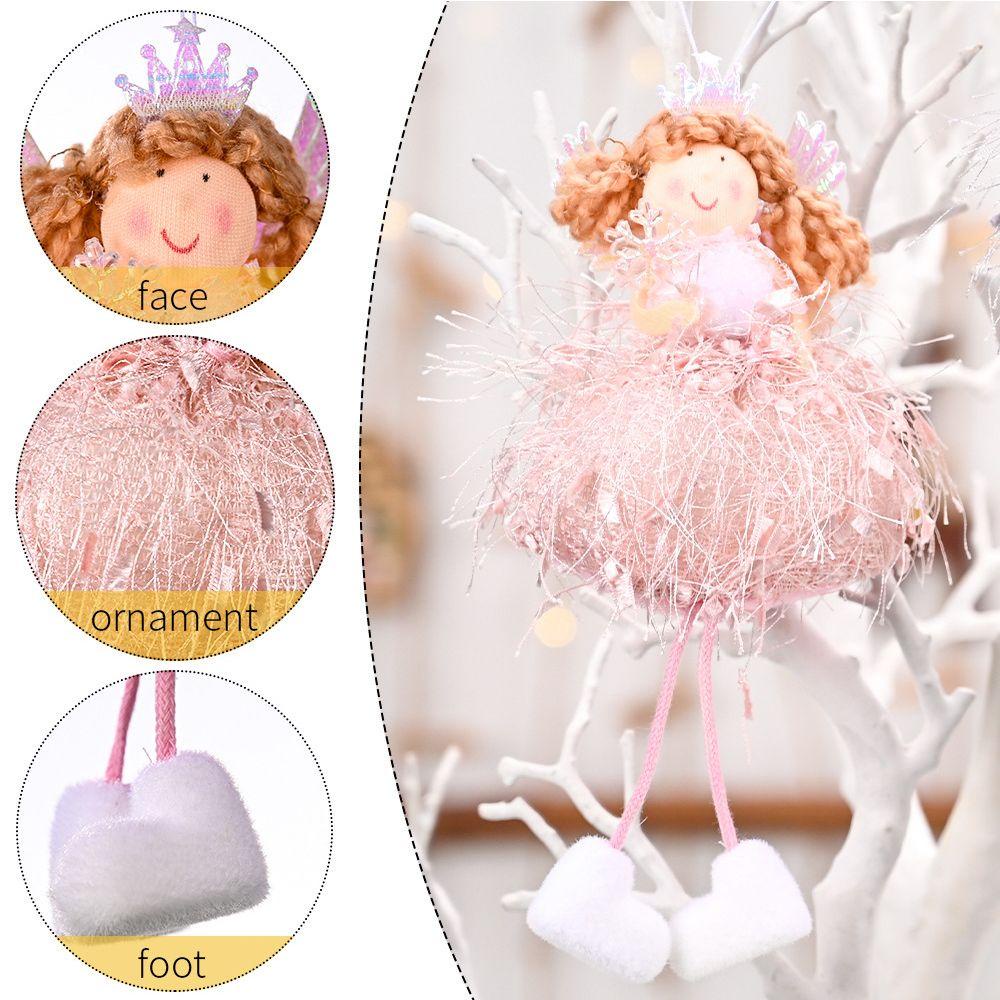 Búp Bê Thiên Thần Nhồi Bông Trang Trí Giáng Sinh Năm Mới