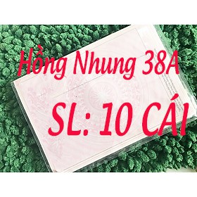 VỎ NHỰA BỌC SỔ HỒNG, GIẤY TỜ NHÀ - SÉT 10 CÁI 119K