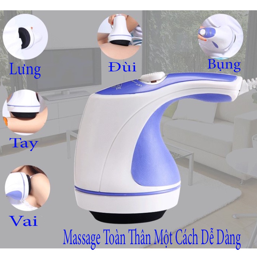 Máy Đấm Lưng Hàn Quốc Massage Cầm Tay 5 Đầu Đánh (Relax),Chất Lượng Vượt Trội Giảm Nhức Mỏi Bảo hành 1 đổi 1