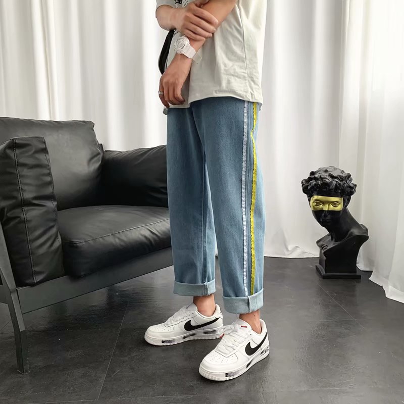 Fashionable and youthful fashion drawstring jeans for men | BigBuy360 - bigbuy360.vn