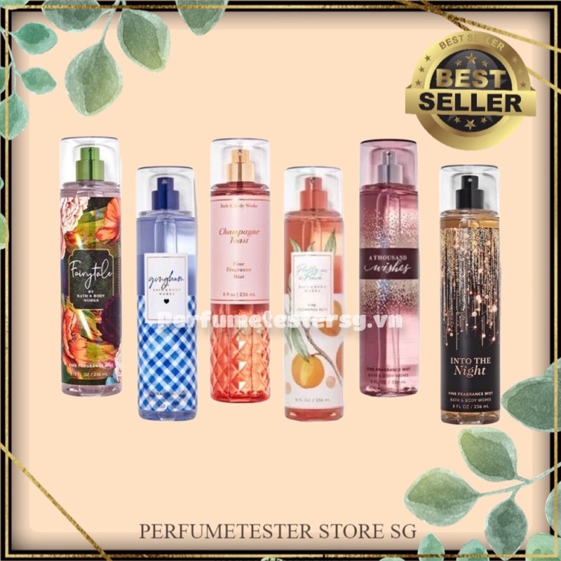 (10ml) Xịt thơm toàn thân bodymist Bath & Body Works -FreeShip -𝒑𝒆𝒓𝒇𝒖𝒎𝒆𝒕𝒆𝒔𝒕𝒆𝒓