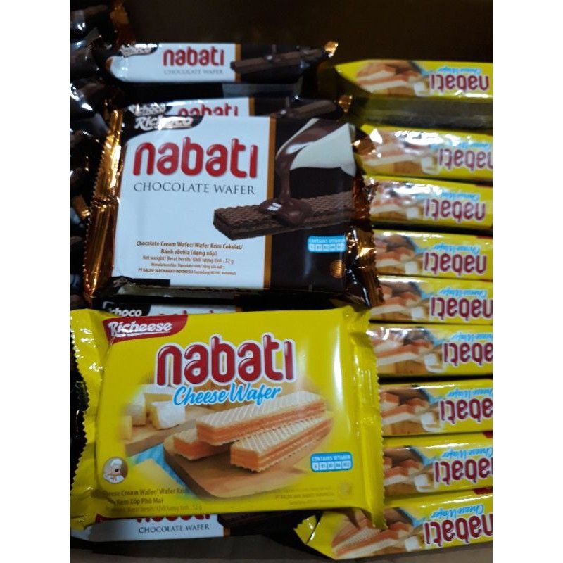 Combo 10 gói bánh nabati 50g date mới liên tục