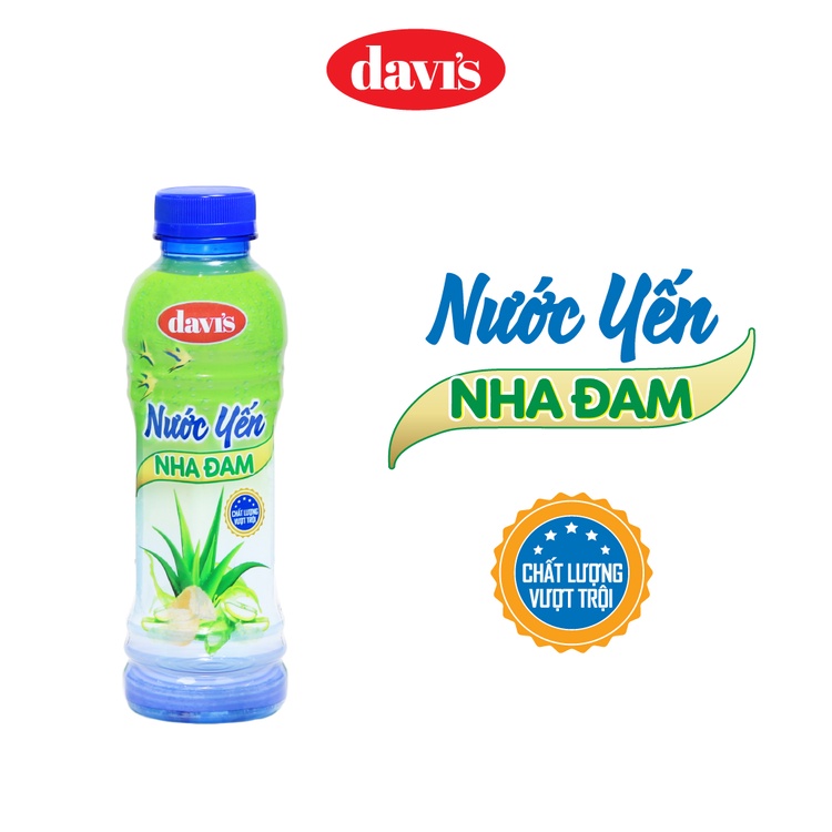 (Block 6 chai) - Nước Yến Nha Đam DAVI'S chai 450ml