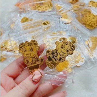 Trâu - Mèo thần tài mạ vàng 24k cầu may mắn tiền tài | BigBuy360 - bigbuy360.vn