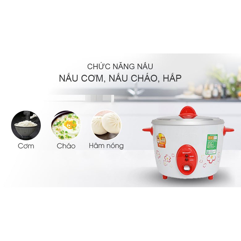 Nồi cơm điện Sharp 2.2 lít KSH-D22V