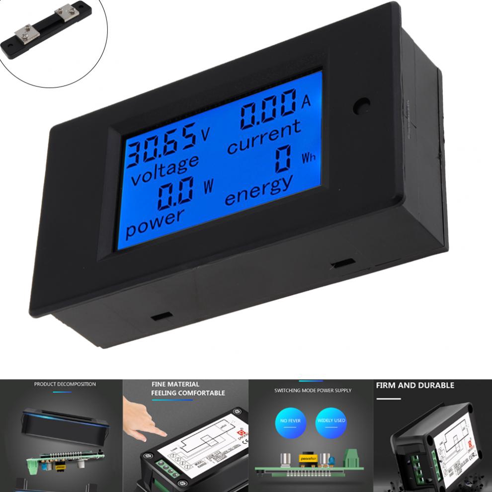 Vôn kế kỹ thuật số đo dòng điện DC với màn hình hiển thị điện thế