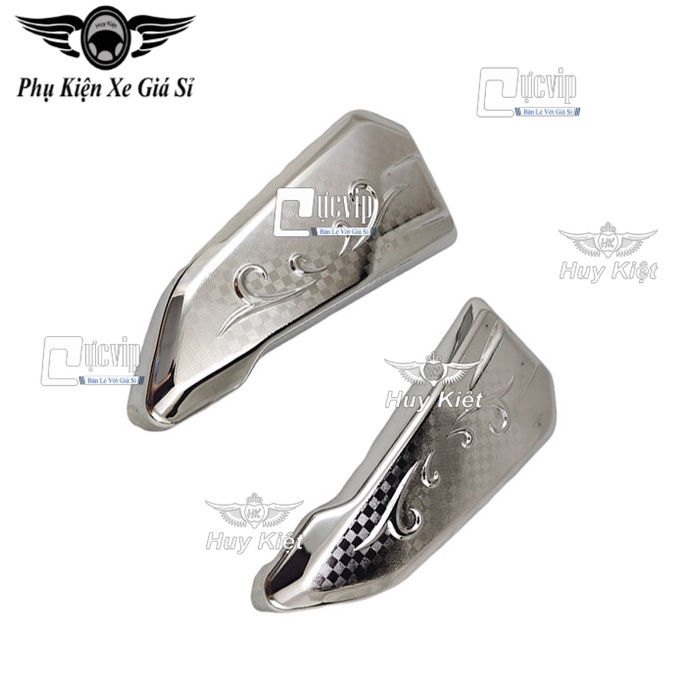 Ốp Gác Chân Sau SH 2017 - 2022, SH 350i, SH Mode 2013 - 2019 Xi Mạ Crom MS2133