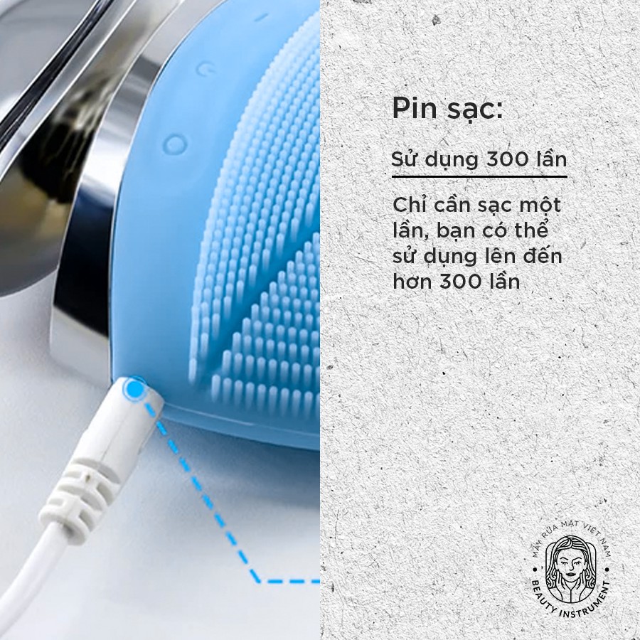 Máy rửa mặt Beauty Instrument - Xanh dương | BigBuy360 - bigbuy360.vn