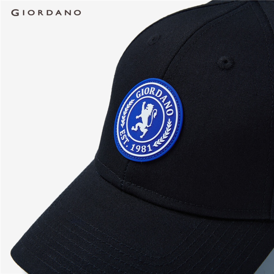Mũ GIORDANO 01201003 họa tiết huy hiệu sư tử có thể điều chỉnh thời trang dành cho nam