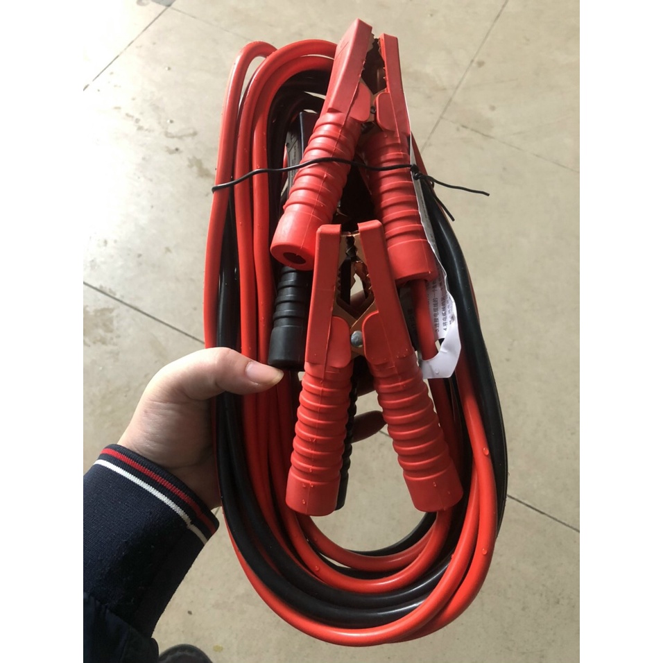 Cáp câu nổ ắc quy ô tô, Cáp kích nổ ắc qui ô tô 1000amp, Kích Điện Ắc Quy Cứu Hộ Ô Tô 2 Mét