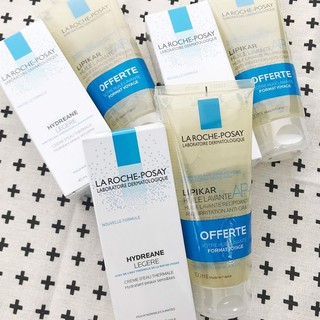 KEM DƯỠNG ẨM CẤP NƯỚC HYDREANE LEGERE KÈM DẦU TẮM LIPIKAR AP+ LA ROCHE POSAY