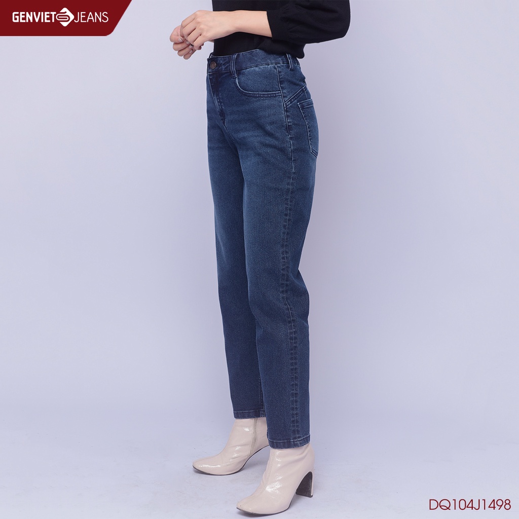 Quần dài jeans nữ DQ104J1498 GENVIET