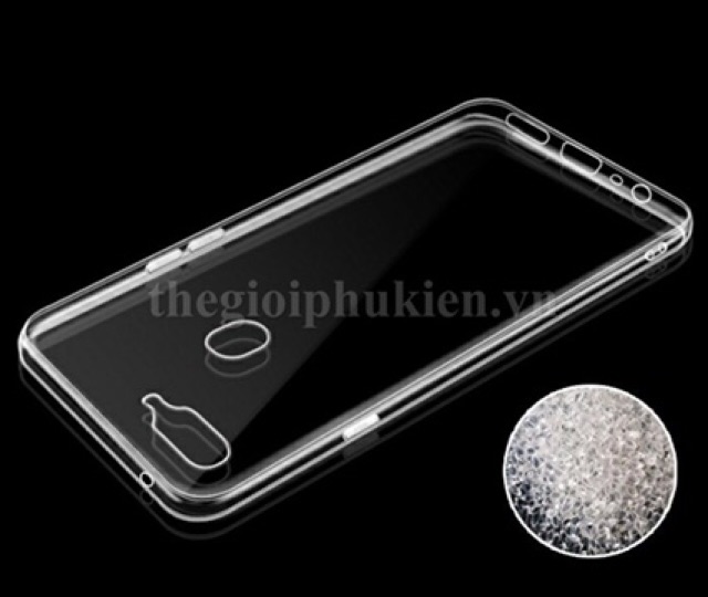 Ốp xilicon dẻo trong loại dầy oppo A5S,A7,F5,F7,F9